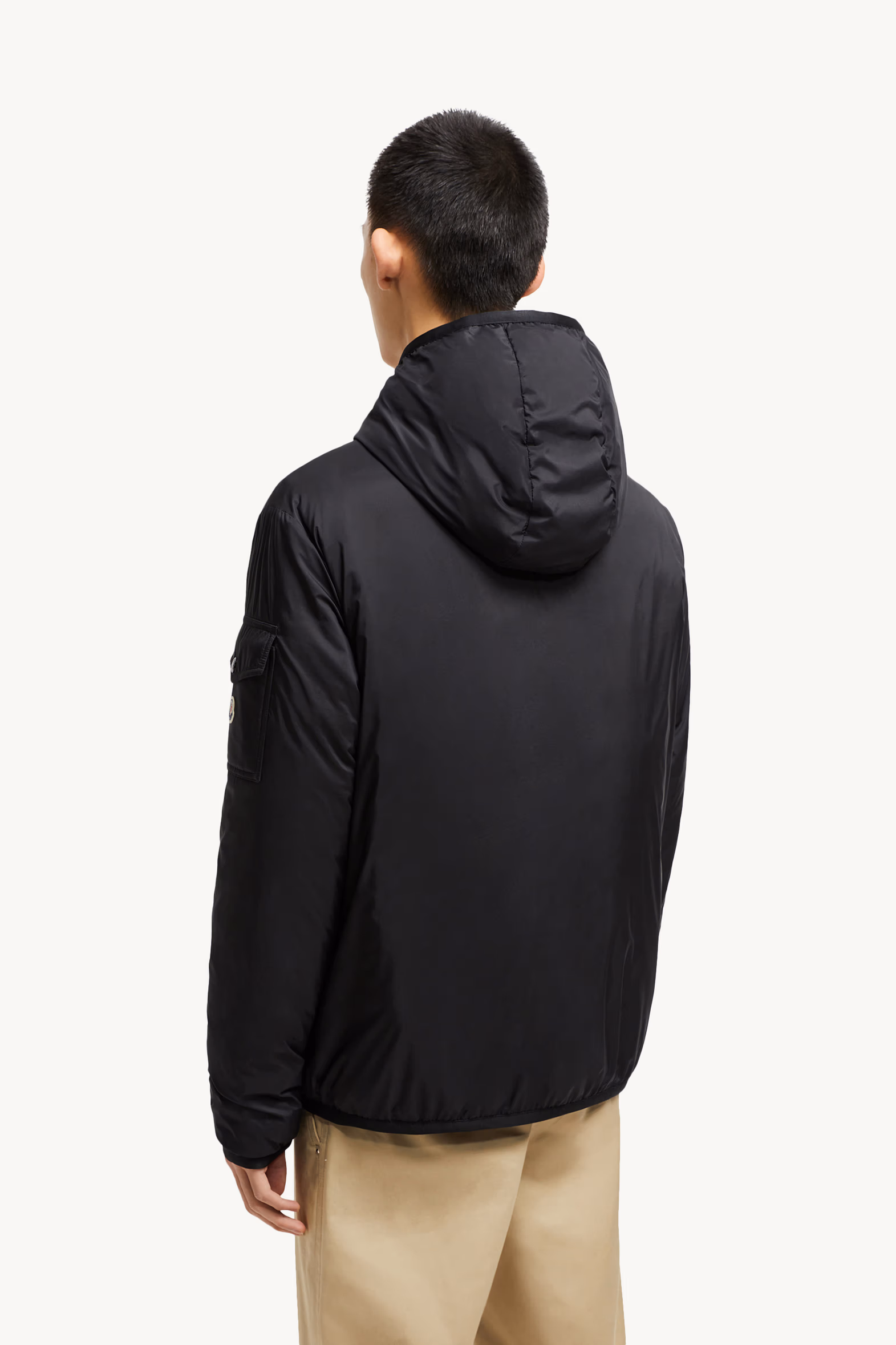 Monteynard Hooded Short Down Jacket Men Black Moncler 5